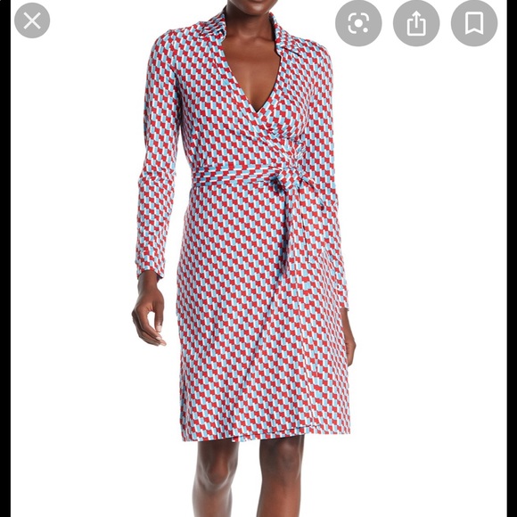 dvf wrap dress canada